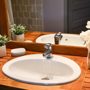 salle de douche balneo de L'Olivier - maison de charme Luberon Vaucluse