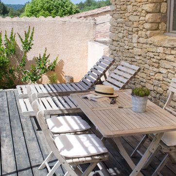 Maison L'Olivier au Bouquet de l'Aromate — location vacances Luberon 4 personnes Joucas